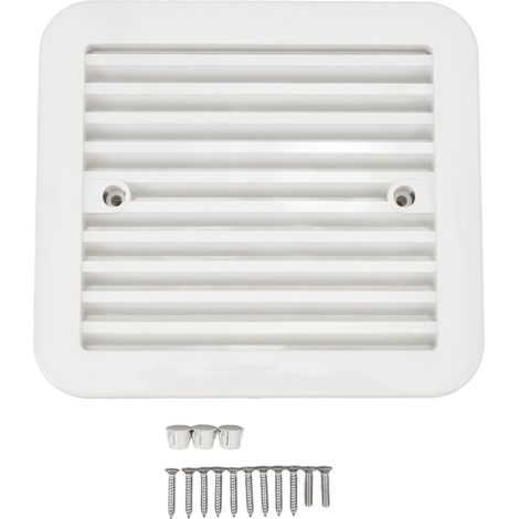 Grille d'aération latérale ABS Imperméable Anti-UV pour Camping-Car Caravane Bateau Cuisine Salle de Bain (1/4)