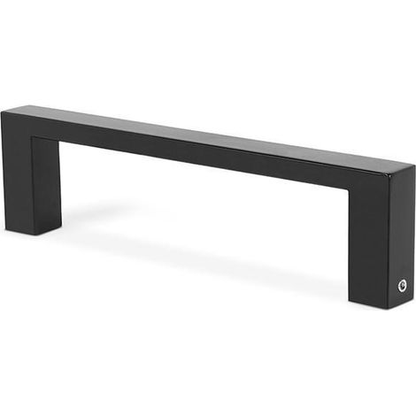 manillon inox modelo tendal acabados niquel satinado y negro mate acabado negro mate manillón sin rosetas