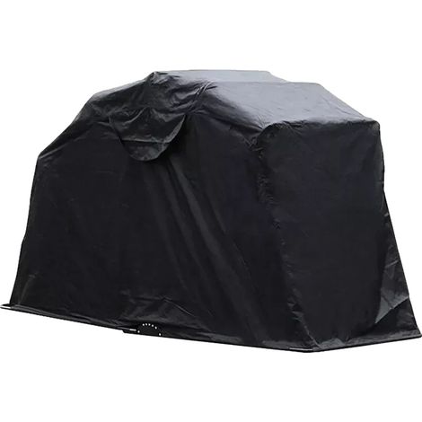 Tienda de campaña para motocicleta, tejido Oxford resistente, ajuste universal, color negro. (1/2)