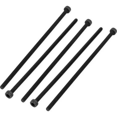Vis à Six Pans Creux Tête Hexagonale M3x90mm Noir 5pcs (1/2)