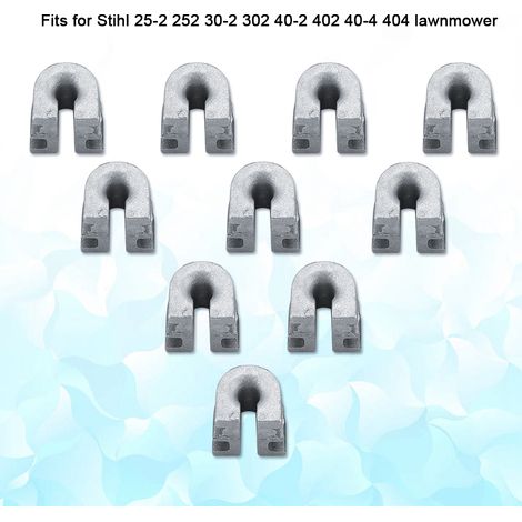 Packung mit 10 Ösenhülsen für STIHL 25-2 Autocut Schneidkopf, Teile 4002 713 8300/8301, langlebiger Ersatz, Freischneiderzubehör. (1/5)