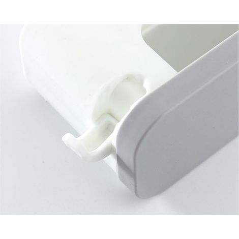 Support de lavabo mural rétractable, pour salle de bains, cuisine, rangement, Patch adhésif, sans poinçonnage, support de couvercle de Pot, gris (1/5)