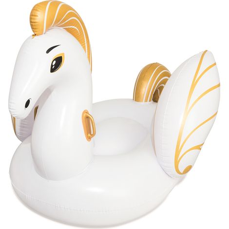 FLOAT'N FASHION PEGASO GONFIABILE BIANCO/ORO 231 X 150 CM (1/5)