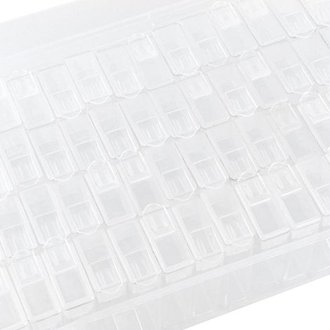 Boîtes et étuis de rangement pour perles de peinture diamant (64 emplacements) (1/5)