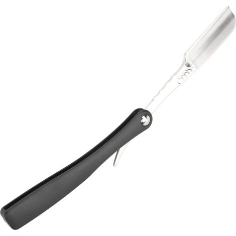 Support Vintage pour Lames de Tondeuse à Barbe Léger, Porte-Lame Gravée avec Poignée Ergonomique en Argent (1/5)