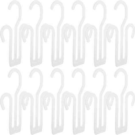 Sollbry Support De Séchage pour Pantoufles 20 Pièces avec Crochets Doubles Étagères Suspendues Multifonctionnelles pour Rangement Chaussures Maison Hôtel (1/5)