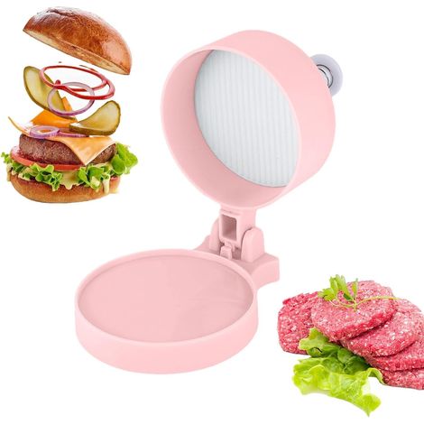 Presse à hamburger, presse à hamburger pour grillades Presse à steaks hachés Outil pour hachoir à viande, presse à hamburger antiadhésive, machine à steaks hachés, ou (1/5)
