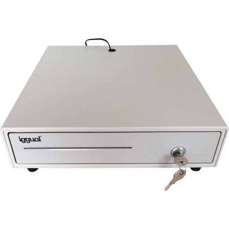 iggual Cajón portamonedas IRON-10W 38cm 4+6 blanco (1/4)