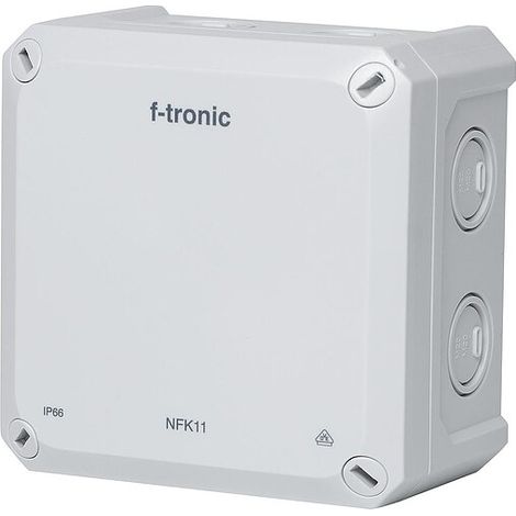 F-TRONIC FR-Abzweigkasten Neptun Compact, 110x110x67 mm, grau