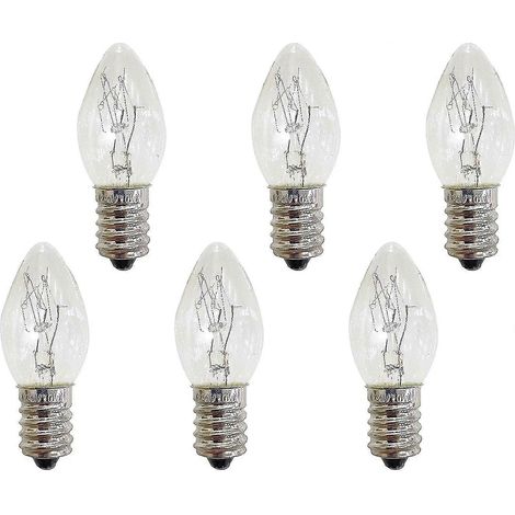 KLVGTIFS PU - Ampoule à incandescence 10 W à sel de tungstène - Culot E14, petite vis, pour lampe de nuit