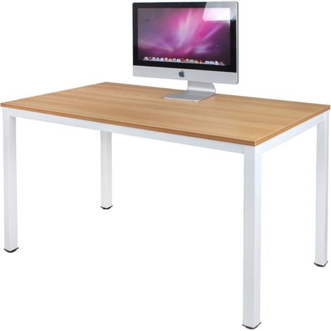 soges Schreibtisch Computertisch Klassischer PC Tisch Bürotisch Arbeitstisch Esstisch für Home Office