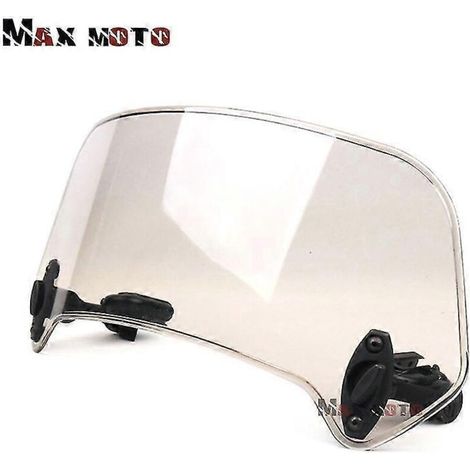 Pour Suzuki V-Strom SV650 SV1000 V-Strom DL650 DL1000 B King Pare-brise réglable, extension de pare-brise, déflecteur de vent verrouillable - Grand modèle marron (1/5)