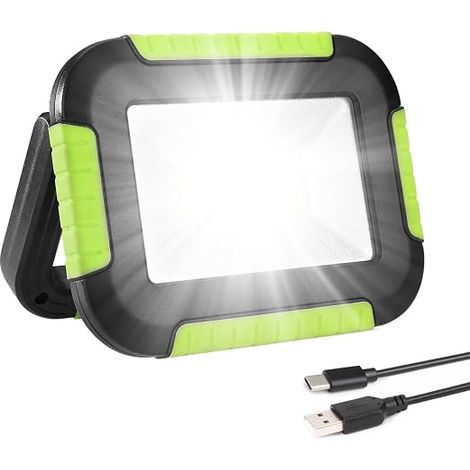 LED Floodlight 3 Modes  3 Modes, USB External Battery, Stand for Construction Sites, Camping and Rescue (1/5)