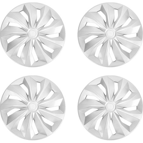 4 pièces couvre-jante de roue 15 pouces ABS élégant R15 enjoliveur de remplacement pour Peugeot 208 voitures camion SUV (1/5)