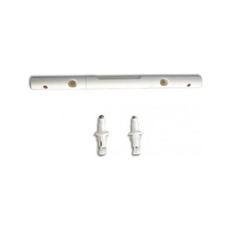 Kit de bisagras blancas para asiento de inodoro DAMA, ROCA, Ref. AI0005800R