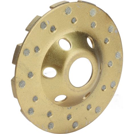 Diamantschleifscheibe 4 Zoll, segmentierte Schleifscheibe, Trenntopf für Beton und Stein (1/5)