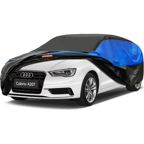 Autoabdeckung wasserdicht atmungsaktiv für Cabrio A207 (2010-2016) schwarz blau (1/5)