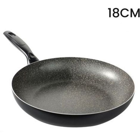 TrAdE Shop Traesio - Padella Antiaderente Antigraffio Pratica Veloce Resistente A 7 Strati Cucina Da ø18 A 32cm - -diametro 18cm -