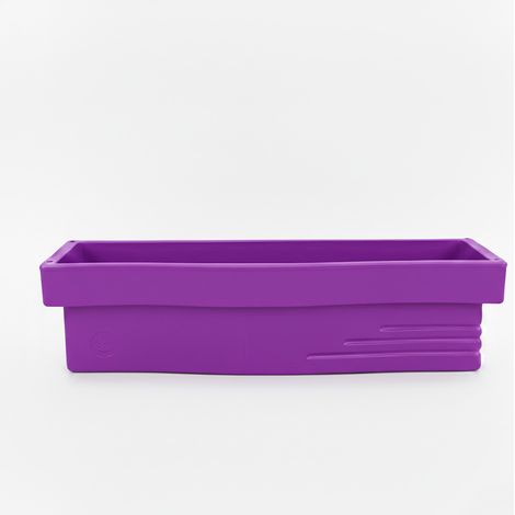 Jardinière design effet pierre 70l avec réserve d'eau-plast'up rotomoulage