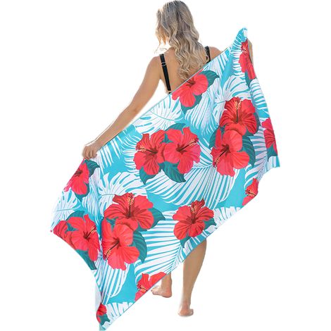 Serviette de plage en microfibre, 80160cm, séchage rapide, (1/5)