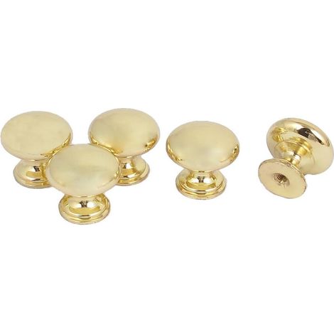 pièces 25 mm x 22 en métal rond avec poignée forme de tonneau doré pour chevilles cheville