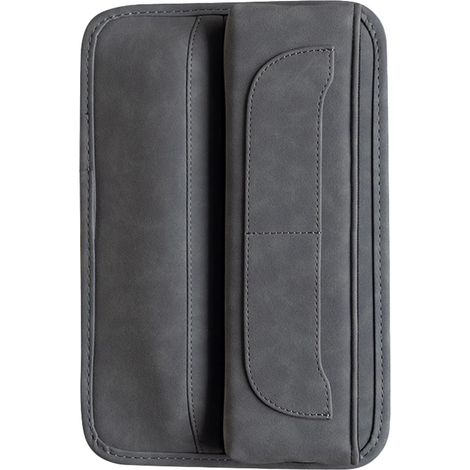 Organisateur pour sièges de voiture, extension de l'espace de rangement, avec trou de chargement pour console de véhicule, poche latérale, pour smartphones, lunettes, clés, accoudoirs (1/5)