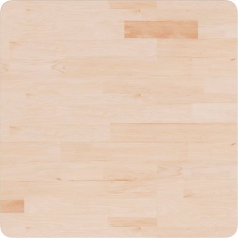 Dessus de table Dessus de bureau Plateau de table carré 60x60x1,5 cm Bois chêne massif non traité
