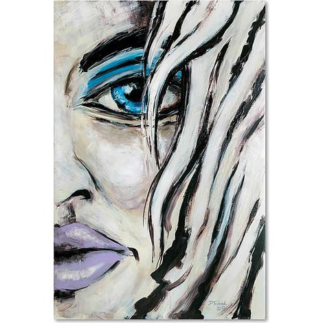 Tableau la moitie du visage - 40 x 50 cm (1/5)