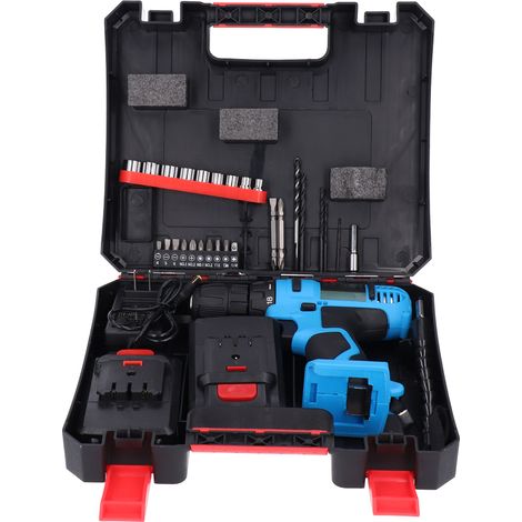48VF Perceuse à percussion sans fil rechargeable, puissance réglable, outils électriques, prise américaine AC 100-240V (1/5)