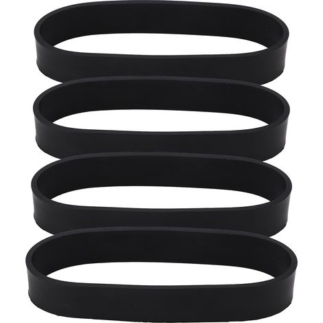 Lot de 4 courroies de rechange pour aspirateur vertical Oreck XL (référence 0300604), en caoutchouc. (1/5)
