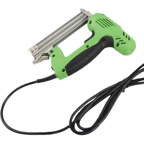 Agrafeuse électrique manuelle pour meubles et travaux du bois, pistolet à clous ergonomique, outil de fixation polyvalent (1/5)
