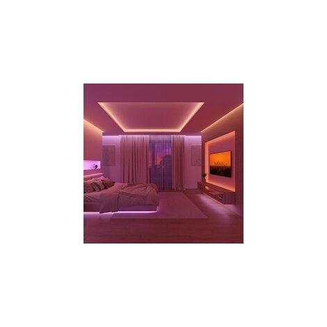 Ruban LED - Philips Hue - Flux - 4 m - Chromasync - Éclairage coloré et blanc naturel intense - 1200 lumens