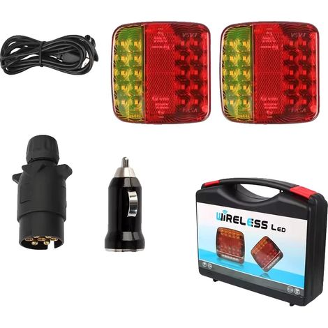 Luz trasera LED, instalación magnética, diseño impermeable, kit (1/2)