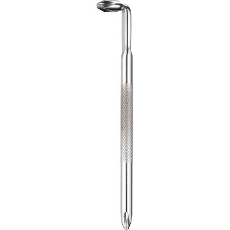 Tournevis Déporté PH2/PH2 À Angle Droit 90 Degrés 4.72" Argent (1/5)