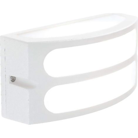 Applique bianco 22x8,5x10 cm E27 IP54