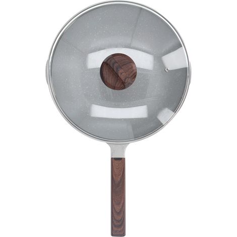 Poêle à frire antiadhésive en pierre Maifan, poêle à frire domestique, ustensiles de cuisine antiadhésifs pour cuisinières à gaz et plaques à induction, poêle plate sans fumée. (1/5)