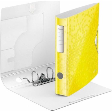 LEITZ Ordner Leitz Active WOW 65mm DIN A4 Werkstoff: Polyfoam gelb (1/5)