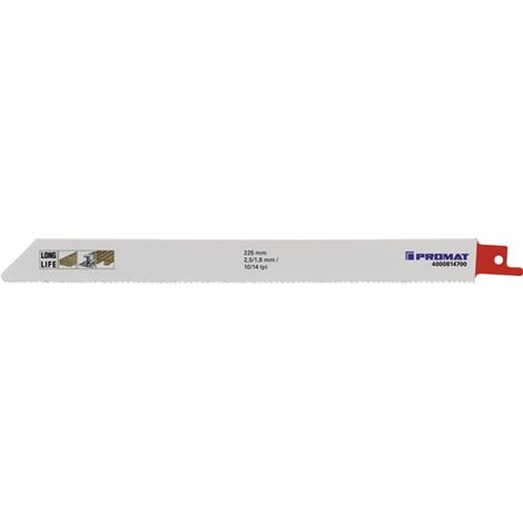 Säbelsägeblatt L.205mm Bi 10Z./Zoll flex. PROMAT 5St./VE (1/5)
