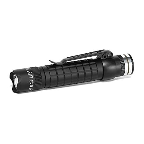 Mag-Lite MAG-TAC ricaricabile Crowned Bezel, onde a forma di testa con chiusura, LED ricaricabili asta-torcia, 543 Lumens, 14,7 cm, Nero TRM4RA4 (1/3)