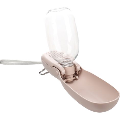 Bouteille d'Eau Portable avec Compartiment a Friandises pour chien (1/4)