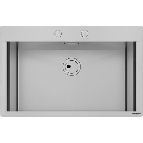 Foster New Wave 81.1V.FT Fregadero empotrado Rectangular Acero inoxidable (1/2)