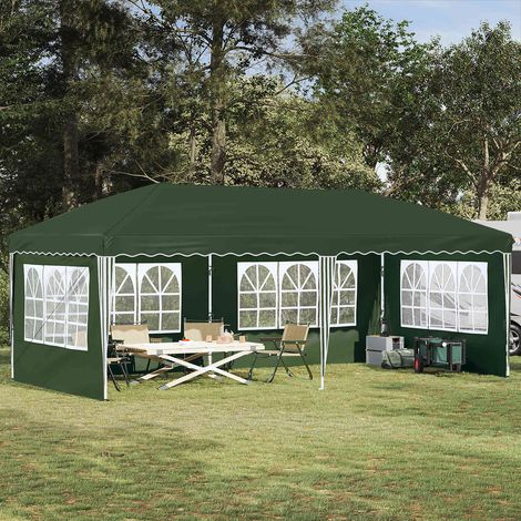 Teenpull – Pop-up Partyzelt 575 x 289 x 245 cm Grün (1/5)
