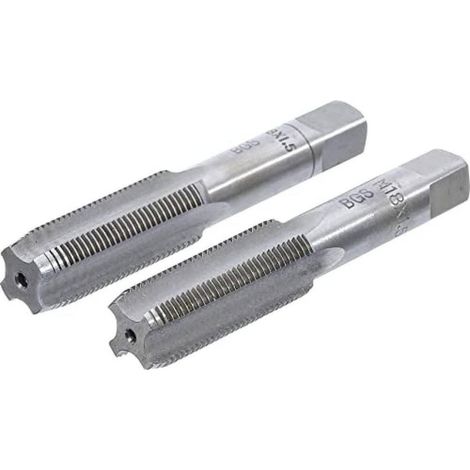 Pré-Taraud et Filière M18 x 1,5 - 2 pcs - Acier Résistant - Filetage Précis et Durable, Pro - D-Work
