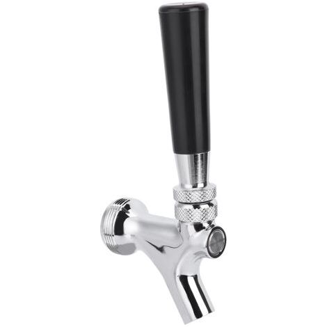 Bierzapfhahn aus Edelstahl mit ergonomischem Griff – ein praktisches Zubehör für das Heimbrauen, leicht zu reinigen und langlebig. (1/5)