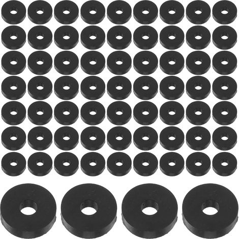 Lot de 50 Coussinets en Caoutchouc Anti-vibrations O 20mm Od X 6mm Id X 5mm Épaisseur, Amortissement et Installation Facile pour Machines et Équipements (1/5)