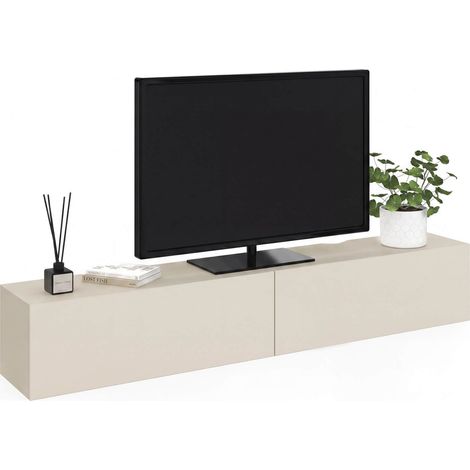 Mobile TV sospeso ELIO 180 cm 2 ante beige (1/5)