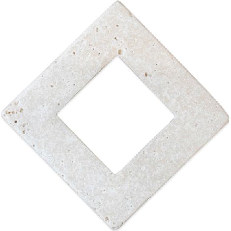 CARREAU RENAISSANCE TRAVERTIN IVOIRE PERCE 1 PIÈCE 20 x 20 CM CASA LINEA