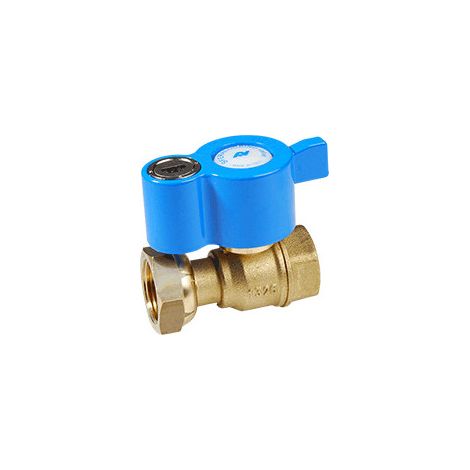 Robinet compteur cadenassable Femelle 3/4" (20x27) - écrou tournant 3/4" (20x27)