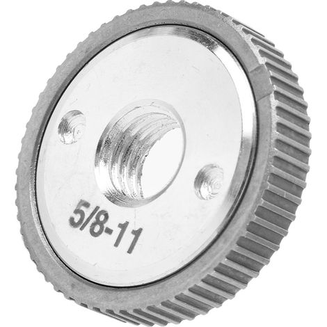 Plateau de pression pour meuleuse d'angle, filetage 5/8-11, écrou de blocage rapide, accessoire pour polisseuse, engrenage argenté (1/5)