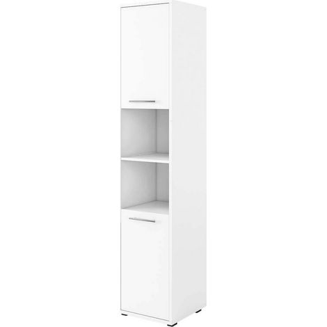 Lenart mobile BC 08 colonna verticale camera da letto cm46x45x217h biaco opaco